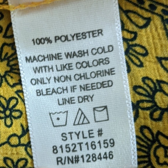 𝅺dna Couture Boho Style Print Blouse Size Small - Picture 8 of 8